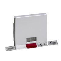 SCHNEIDER ELECTRIC Aquades Клавиша 1шт с подсветкой IP44 алюминий (MTN343860)