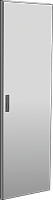 Дверь металлическая ITK для шкафа LINEA N 38U 600 мм серая