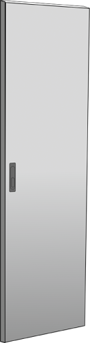 Дверь металлическая ITK для шкафа LINEA N 18U 600 мм серая