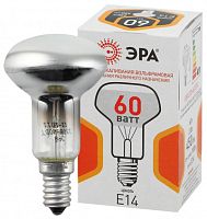 ЭРА Лампа накаливания  R50 рефлектор 60Вт 230В E14 цв. упаковка (Б0039141)
