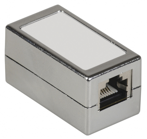 IEK Проходной адаптер кат. 6 FTP тип RJ45-RJ45 (CS70-1C06F) IEK Проходной адаптер кат. 6 FTP тип RJ45-RJ45 (CS70-1C06F)