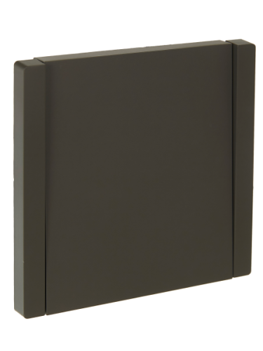 IEK FORTE&PIANO Выключатель 1-клавишный 10А FP301 серый  (FP-V10-0-10-1-K03)