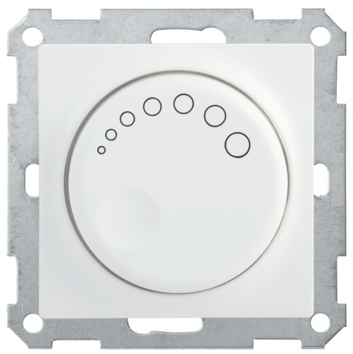 IEK СС10-1-1-Б Светорегулятор поворотный с индикацией 600Вт BOLERO белый IEK  (EDB11-0600-K01)