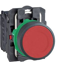 SCHNEIDER ELECTRIC Кнопка красная возвратная 22мм без фиксации 1нз (XB5AA42)