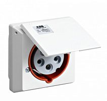 ABB Розетка кабельная 16А 3P+N+E IР44  (CUED 416-6)  (2CMA178699R1000)