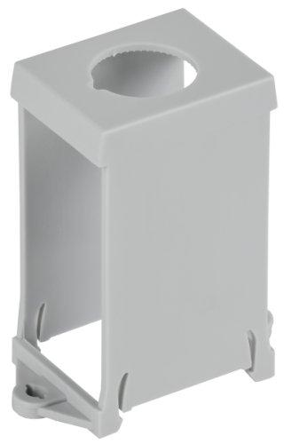 IEK Адаптер закрытого типа для установки устройств подачи команд на DIN-рейку MASTER  (MI-AD61-1-K01)