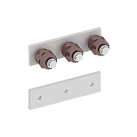 ABB Комплект шинодержателей T6 фиксированный 630A L=170мм  (2шт) (PAH0721)