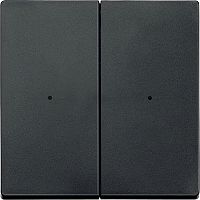 SCHNEIDER ELECTRIC SM Клавиша для модуля двухкнопочного выключателя антрацит (MTN625214)