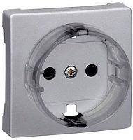 SIMON Накладка со шторками на 73432-39, S73L, алюминий (73041-63)