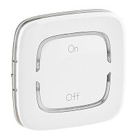 LEGRAND Valena ALLURE MyHome Лицевая панель для механизмов BUS/SCS С символом On-Off 2 модуля Белая (755373 )