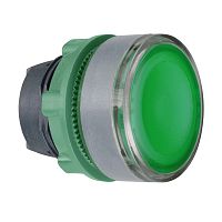 SCHNEIDER ELECTRIC Головка кнопки 22мм, зеленая, с подсветкой, с задержкой, заподлицо, пластик C0 (ZB5AH033C0)