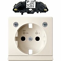 SCHNEIDER ELECTRIC Центральная плата с модулем световой подсветки для розеток Schuko бежевый (MTN2334-0344)