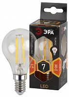 ЭРА Лампа светодиодная филаментная F-LED P45-7W-827-E14  (филамент, шар, 7Вт, тепл, E14  (10/100/2400) ЭР (Б0027946) ЭРА Лампа светодиодная филаментная F-LED P45-7W-827-E14  (филамент, шар, 7Вт, тепл, E14  (10/100/2400) ЭР (Б0027946)