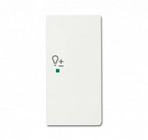 ABB Клавиша двойная правая free@home светорегулятор future цвет белый бархат (6220-0-0611)