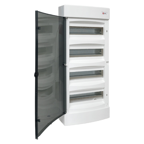 EKF Щит распределительный навесной Unix прозрачная дверь 4х12 (48) модулей 653x287x112 IP40 (ux-4x12-n) фото 2