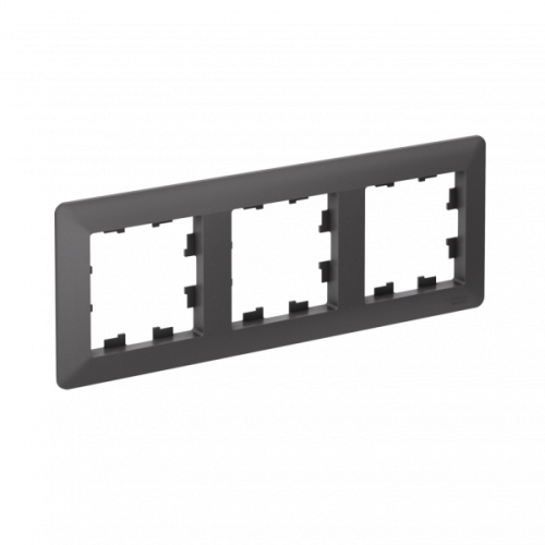 ATLASDESIGN AIR 3-постовая РАМКА, БАЗАЛЬТ (ATN221403)