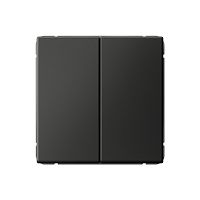 Systeme Electric ARTGALLERY 2-клавишный ВЫКЛЮЧАТЕЛЬ КНОПОЧНЫЙ, сх.2, 10А, механизм, БАЗАЛЬТ (GAL001417)