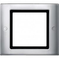 SCHNEIDER ELECTRIC Рамка 1 пост AQUADESIGN с винтовым креплением алюминий (MTN401160)