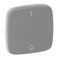 LEGRAND Valena ALLURE Лицевая панель для выключателя двухполюсного Алюминий (755127 )