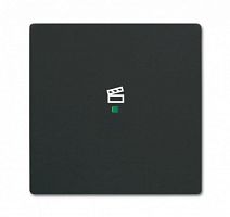 ABB Клавиша одинарная free@home сцена future цвет черный бархат (6220-0-0621)