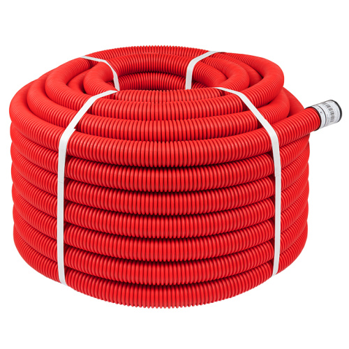 EKF Труба гофрированная двустенная ПНД d 40 с зондом (50 м) красная, EKF (tg2st-40-50m) EKF Труба гофрированная двустенная ПНД d 40 с зондом (50 м) красная, EKF (tg2st-40-50m)
