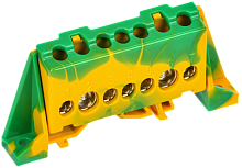 IEK TEKFOR Шина PE земля в комбинированном DIN-изоляторе Стойка 8х12-7-ЖЗ  (TF-NN20-07-DP-K52)