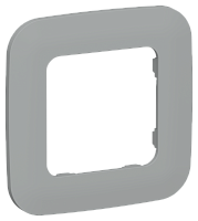 FLITE ARTISTIC Рамка 1-местная  серый (FI-M12-31-20-K03)