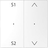 SCHNEIDER ELECTRIC Клавиша D-Life PlusLink 2-ная с S1/S2 вх/вз белый лотос SD (MTN5227-6035)