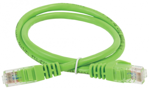 IEK Шнур коммутационный кат. 5Е UTP PVC 10м зеленый (PC02-C5EU-10M)