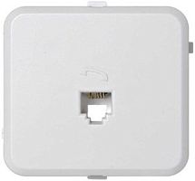 SIMON Розетка телефонная RJ12, S73L, белый (73481-60)