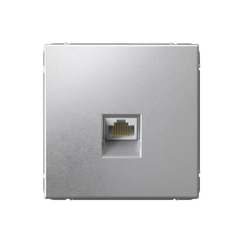 Systeme Electric ARTGALLERY Розетка компьютерная RJ45, кат. 6A, механизм, алюминий (GAL000386)