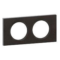 LEGRAND Рамка, двухпостовая, ардезия (069372 )