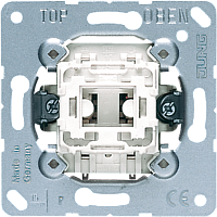 JUNG Кнопка без фиксации 1-клавишная.  (1-полюсная). С НО контактом. Механизм. 10A 250V (531U)