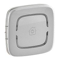 LEGRAND Valena ALLURE MyHome Лицевая панель для механизмов BUS/SCS С символом GEN 2 модуля Алюминий (755391 )