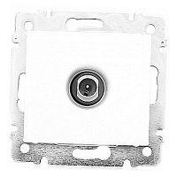 LEGRAND VALENA Розетка телевизионная TV оконечная в рамку 10дБ белая (694276)