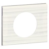 LEGRAND Рамка, однопостовая, Corian белый рельеф (069011 )