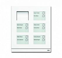 ABB Станция вызывная аудио 10 клавиш белая (8300-0-0294)