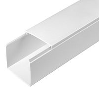 ПРОМРУКАВ Кабель-канал белый 2-й замок в п/э 60х60 (24м/уп) (325213)