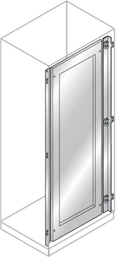 ABB Дверь внутренняя углубленная 2000х800мм нержавеющая сталь (EE2108X)