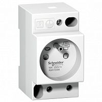 SCHNEIDER ELECTRIC РОЗЕТКА ЩИТОВАЯ iPC DIN 2П+T 16A 250В (A9A15306)