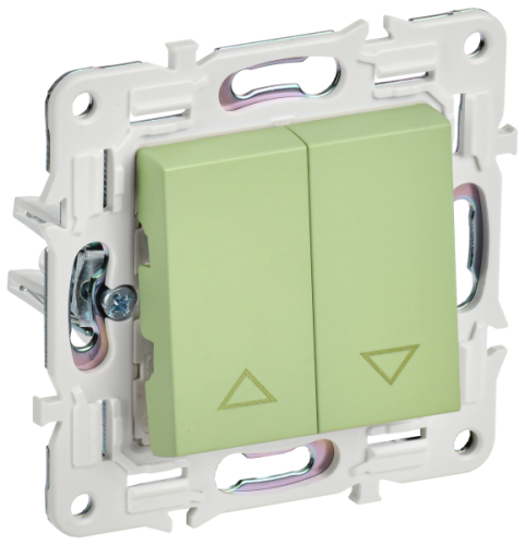 IEK SKANDY Выключатель жалюзи 10А SK-V12G мятный (SK-V15-0-10-K06) IEK SKANDY Выключатель жалюзи 10А SK-V12G мятный (SK-V15-0-10-K06)