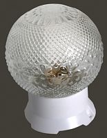 Светильник НББ-61-60-012 молочный пластик белое прямое основание (Прямое основание)