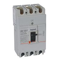 LEGRAND Выключатель автоматический DRX125 термомагнитный 80A 3П 10кА (027255 )