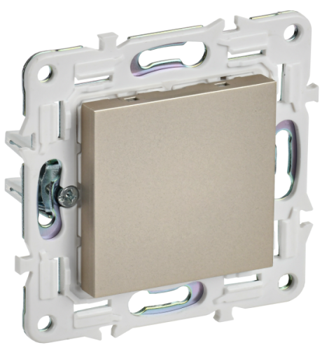 IEK SKANDY Заглушка с суппортом SK-C01Sh шампань (SK-PL10-K37) IEK SKANDY Заглушка с суппортом SK-C01Sh шампань (SK-PL10-K37)