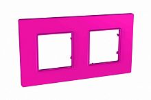 SCHNEIDER ELECTRIC UNICA QUADRO Рамка 2 поста малина (MGU4.704.27)