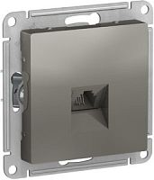 SCHNEIDER ELECTRIC Розетка ATLASDESIGN телефонная RJ11 механизм сталь (ATN000981)