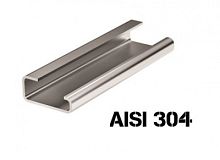 DKC Дин-рейка из нержавеющей стали, с насечкой G1, 32х15мм. (02120SS)