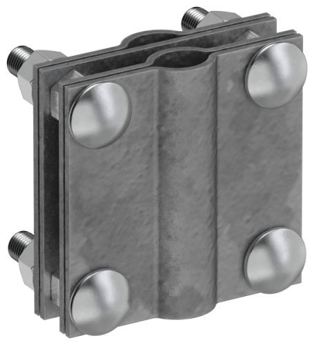 IEK Зажим заземления с разделителем крестообразный стержень-полоса/пруток оцинкованная сталь TD  (ZGC38-13-1-16-40)