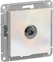 SCHNEIDER ELECTRIC Розетка ATLASDESIGN TV оконечная 1DB механизм жемчуг (ATN000491)