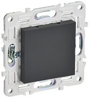 IEK SKANDY Заглушка с суппортом SK-C01G графит  (SK-PL10-K53)